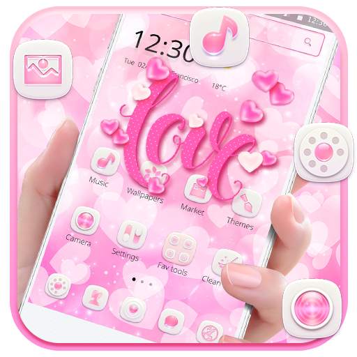 Pink Cute Love Theme 1.1.1