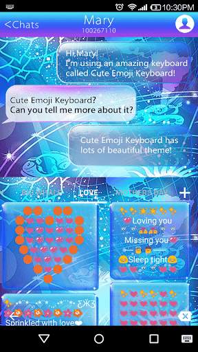 Horoscope Emoji Keyboard Theme screenshot 4