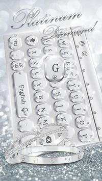 Platinum diamond gold Keyboard скриншот 2