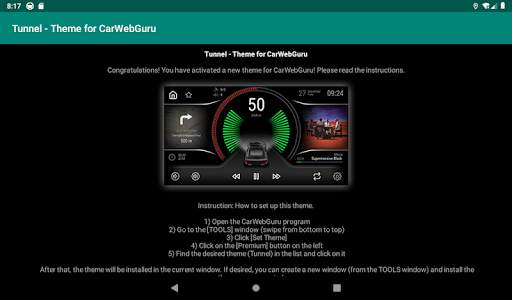 Tunnel - theme for CarWebGuru car launcher screenshot 5