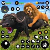 Lion Games Animal Simulator 3D logo