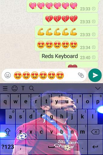 Reds Liverpool Keyboard Emoji 2021 screenshot 3
