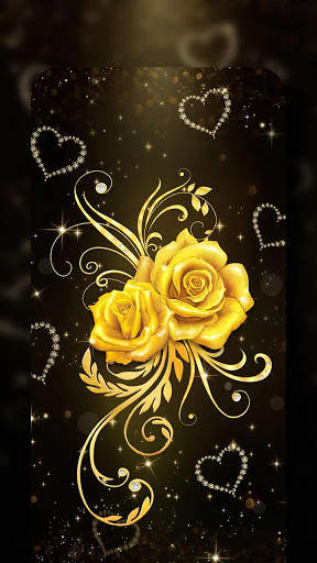 Gold Rose Live Wallpaper & Launcher Themes screenshot 5