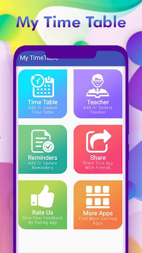 My TimeTable screenshot 1