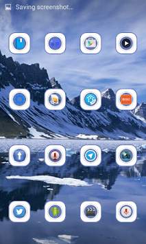 Blue Ice Theme Nova Launcher screenshot 4