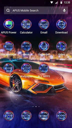 Luxury cool passion sports car– APUS theme screenshot 3