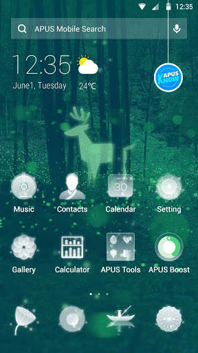 Magic-APUS Launcher theme screenshot 1