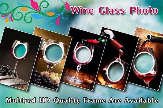 Wine Glass photo Frame screenshot 1