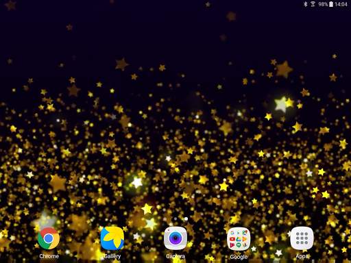 Gold Stars Live Wallpaper screenshot 9
