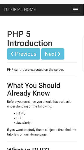PHP Tutorials Offline screenshot 3