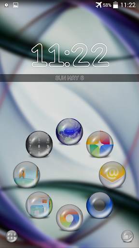 Smart Launcher Theme Sphere screenshot 2