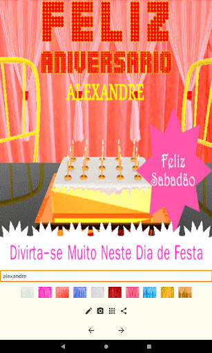 Mensagens de Aniversário screenshot 3