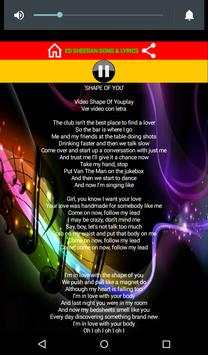 Ed Sheeran music with lyrics 6 تصوير الشاشة