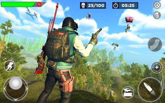 Free Unknown Fire Battleground Survival Game screenshot 5