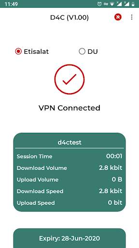 D4C VPN screenshot 2