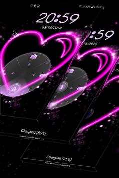 Pink Heart Locker Theme 4 تصوير الشاشة