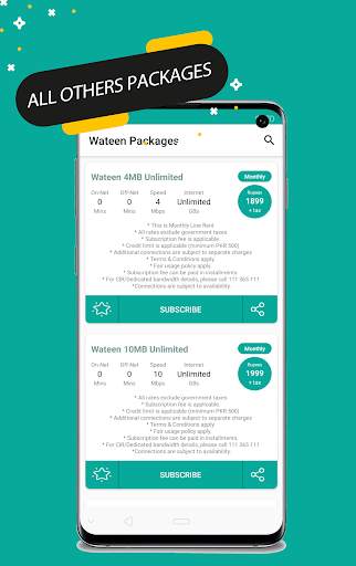 All Network Packages 2020 (Jazz Zong Ufone Telenr) screenshot 7