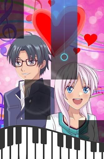 Piano Anime Manga Tiles Cartoon screenshot 4