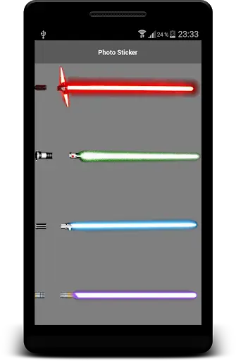 Lightsaber Photo Maker Cam App screenshot 3