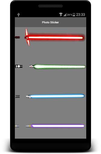 Lightsaber Photo Maker Cam App screenshot 3