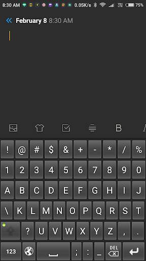 Alphabetical Keyboard स्क्रीनशॉट 2