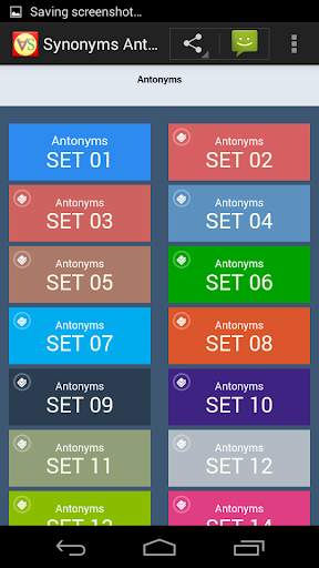 Synonyms Antonyms screenshot 2