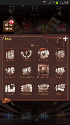 Chocolate GO Launcher EX Theme screenshot 3