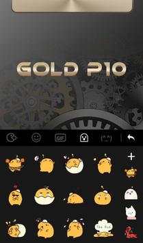 Keyboard Theme for Gold color screenshot 4