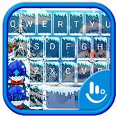 Happy Snow Man Keybaord Theme 6.12.21