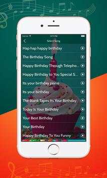 Songs Happy Birthday mp3 Offline screenshot 2