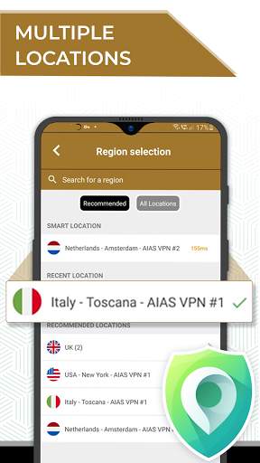 AIASVPN - Best open VPN app. Super fast & secure. screenshot 4