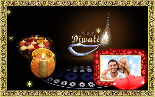 Happy Diwali Photo Frame: Diwali Flex Maker 2018 screenshot 1