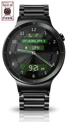 Black Metal LED HD WatchFace Widget Live Wallpaper screenshot 7