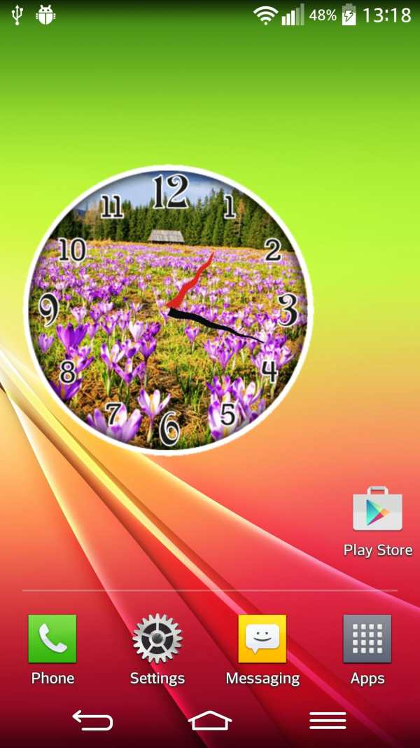 Spring Valley Clock screenshot 2