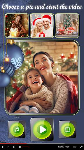 Christmas Video Maker Slideshow With Music screenshot 1