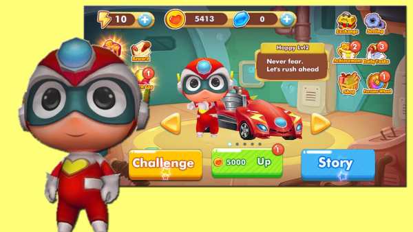 Superhero Car Racing screenshot 1