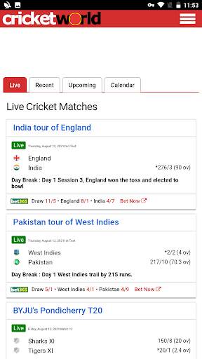 CricTime - Live Cricket Scores & News and Videos screenshot 7