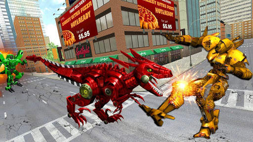 Dinosaur Robot Jet Games screenshot 1