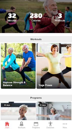 Exercise Plan for Seniors screenshot 1