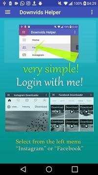 Downvids Helper - One touch DW screenshot 1