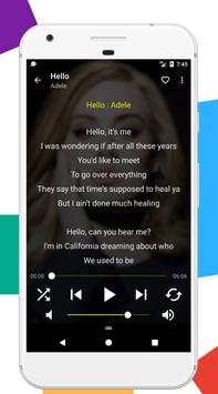 Mp3 Lyrics Music Player screenshot 2