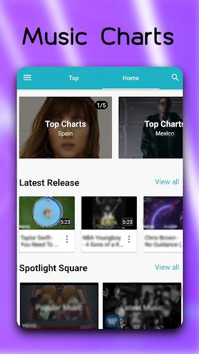 Blue Music - Enjoy Your Music World screenshot 2