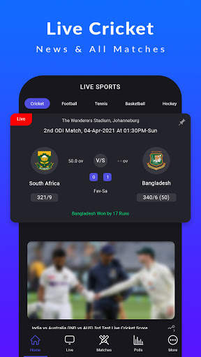 Live score - Cricket Live match and Cricket score screenshot 3