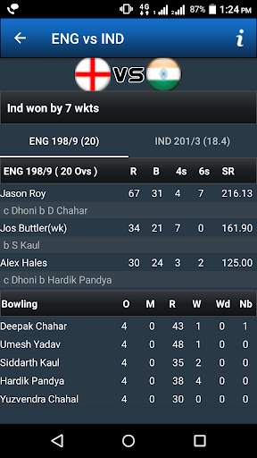 CricFest - PHP Scripts Mall Live Cricket Score App screenshot 4
