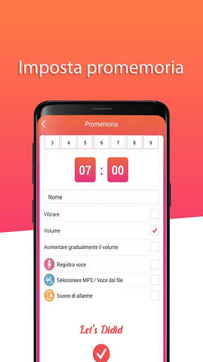 DididApp - Sveglia con Video & Immagine screenshot 4