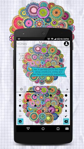 Coloring Book Emoji Keyboard Wallpaper screenshot 6