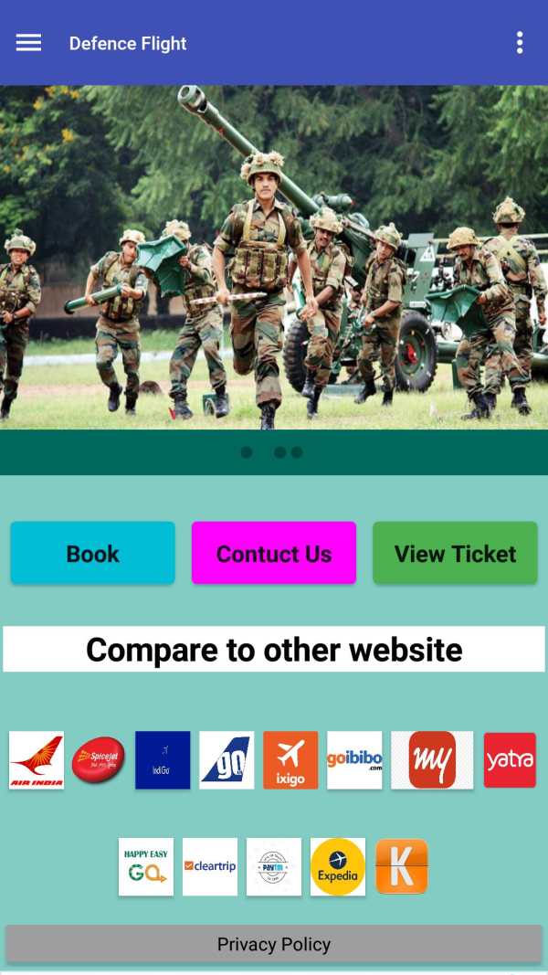 Defense Flight ✈️✈️All type of flight booking fare screenshot 2