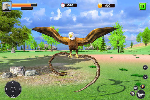 Eagle Simulator: Flying Bird Family Games screenshot 7