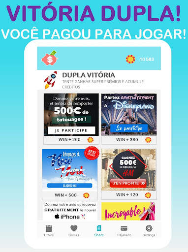LuckyCash - Ganhe dinheiro e vales reais! screenshot 9
