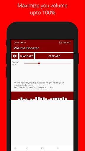 Volume Booster-Sound booster for android screenshot 2